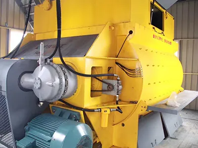 Planetary speed reducers for twin-shaft concrete mixers