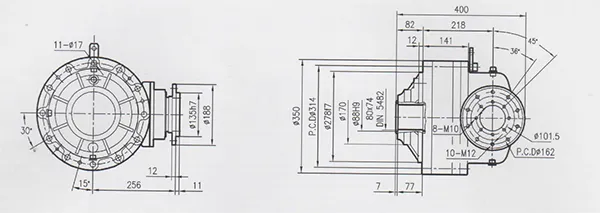 Planetary Speed Reducer for Concrete Mixers